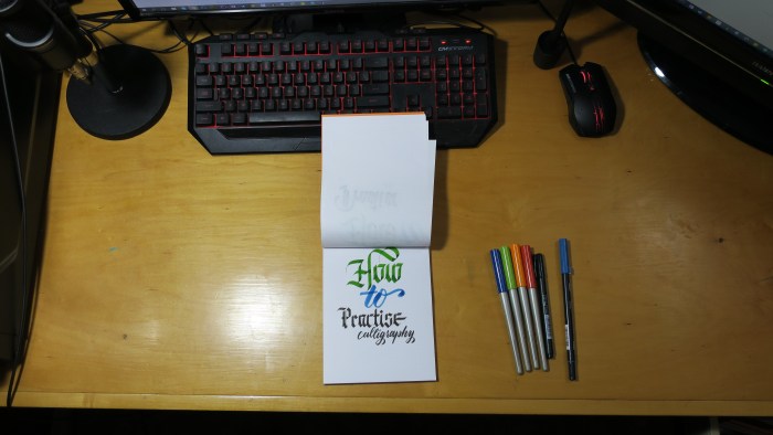 How to Practice Calligraphy