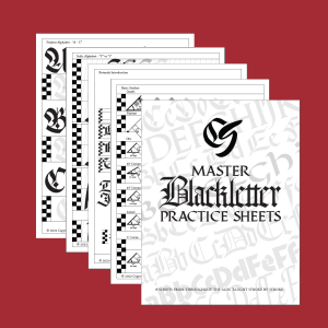 Master Blackletter Calligraphy Practice Sheets Featured Image