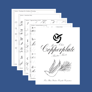 Copperplate Calligraphy Practice Sheet Set Product