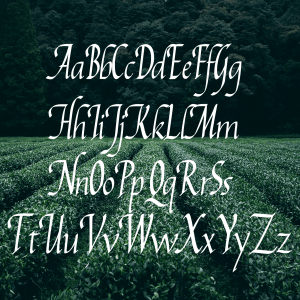 Nymph Font Full Alphabet