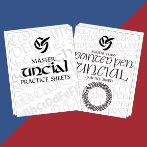 Celtic Calligraphy Practice Sheet Bundle